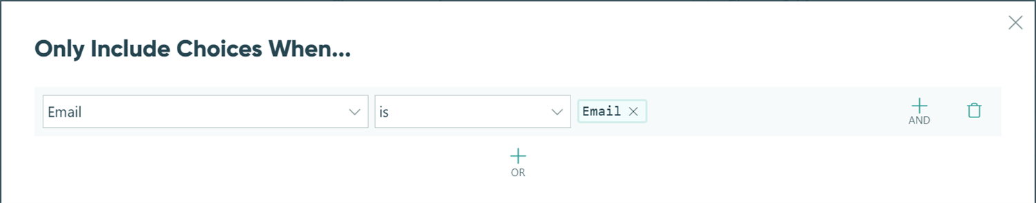 Email address on a payment form