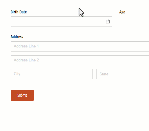 How to calculate someone's age based on a Date field.