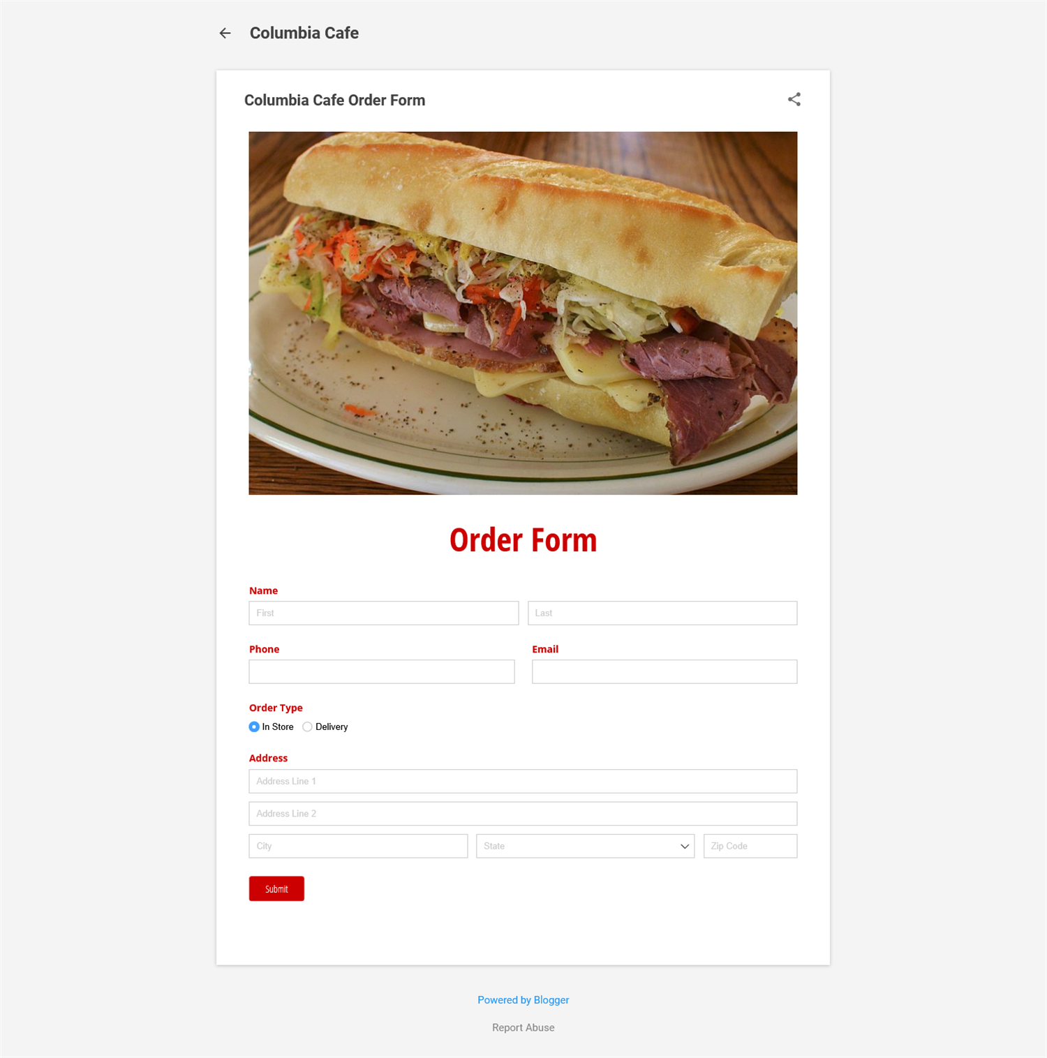 How to add Cognito Forms to a blog.