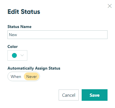 Workflow statuses enable you to customize how entries flow from one state to another.
