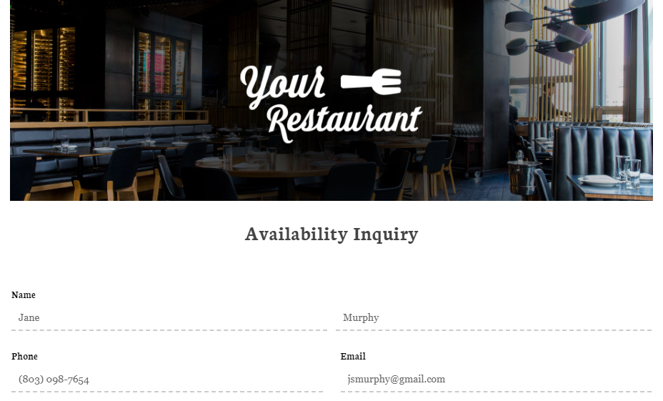 Specify the fields you want to prefill and the values to prefill them with.