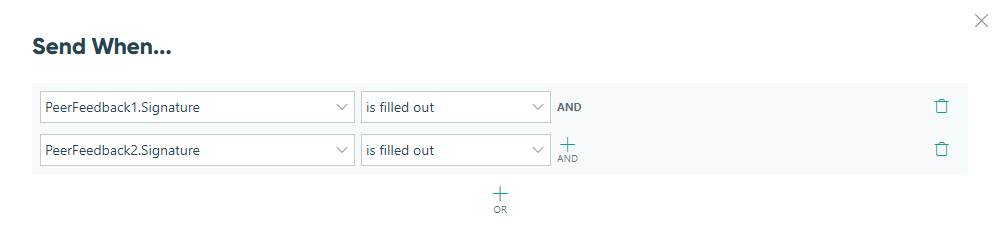 Send email when both signatures are filled out.