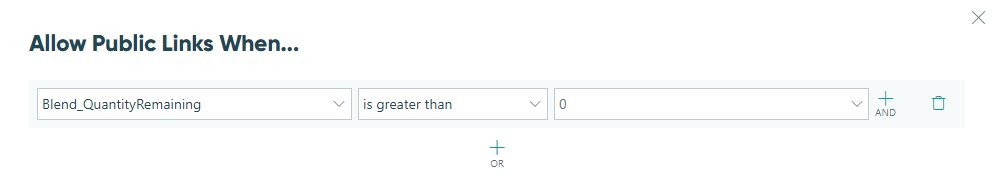 Closing the form when a quantity limit is reached