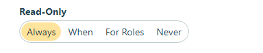 How to set specific values for each row of a table.