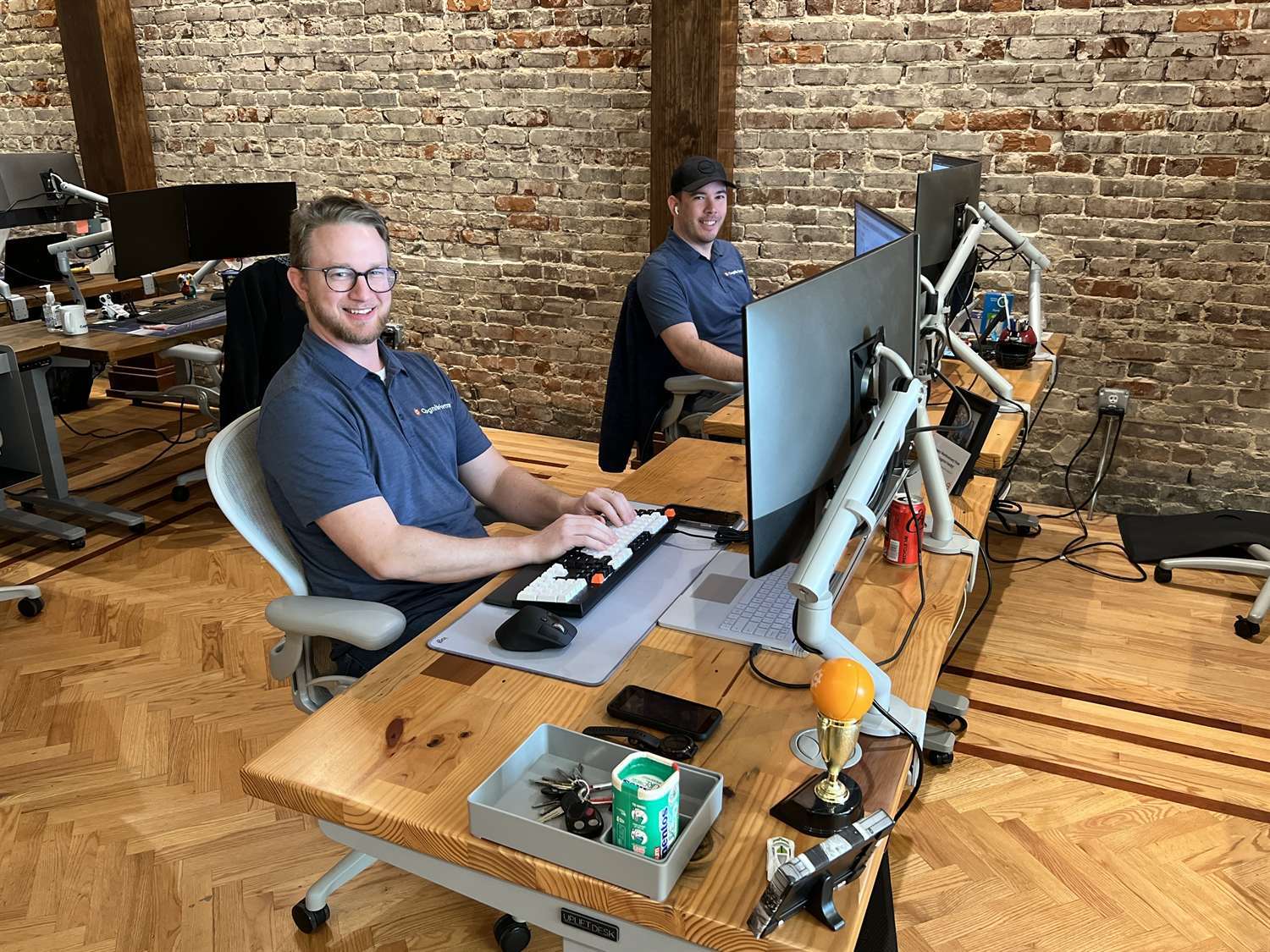 Cognito employees on the online customer success team