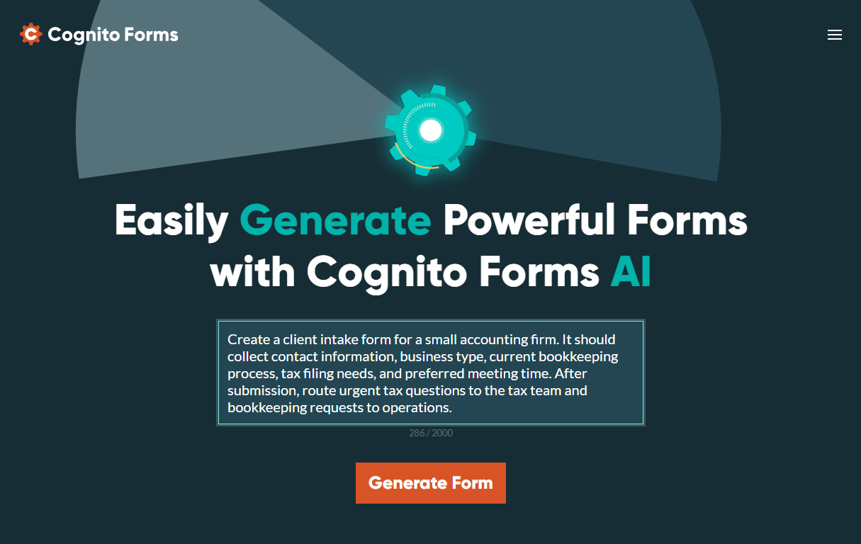 AI Form Generator vs Manual Setup - When to Use Each - Cognito Forms