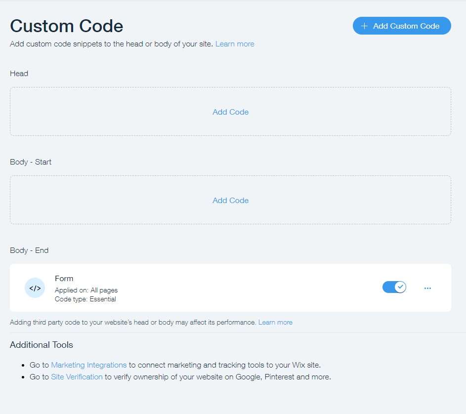 embed script is the same for all forms.
