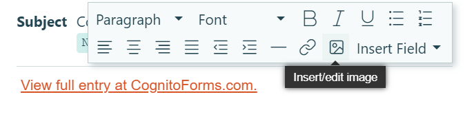 How to create the body of an email message.