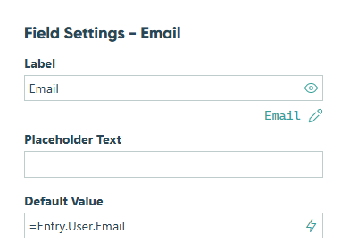 Use Entry.User.Email to record the email address.