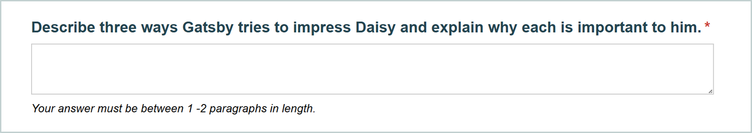 Screenshot of a multiple line Textbox field in Cognito Forms with help text listed underneath it
