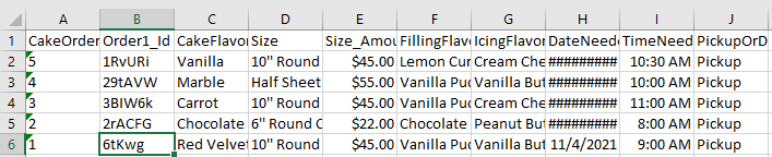 Downloading files in bulk to Excel
