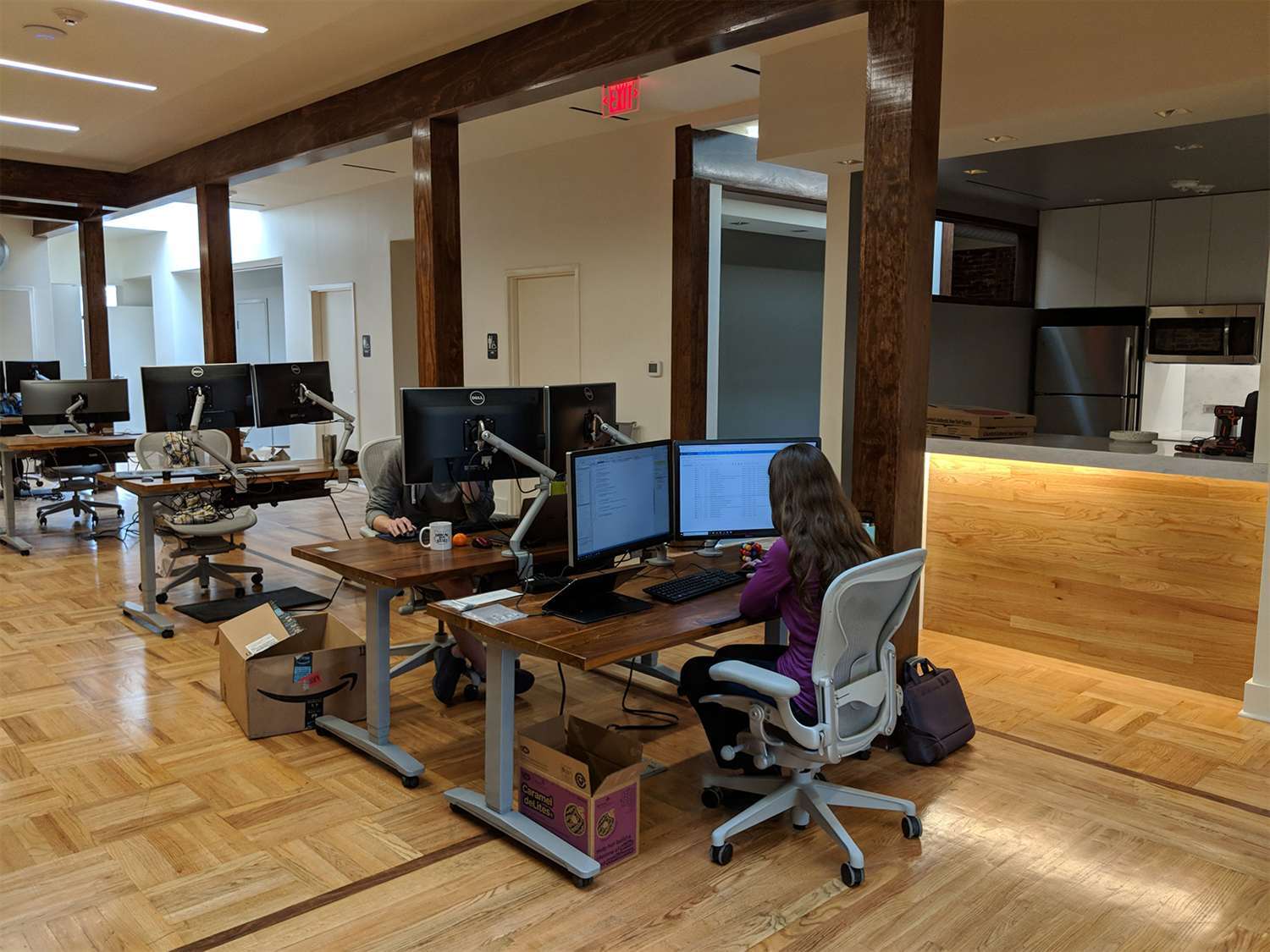 With almost everything set up, we're ready to get back to work!