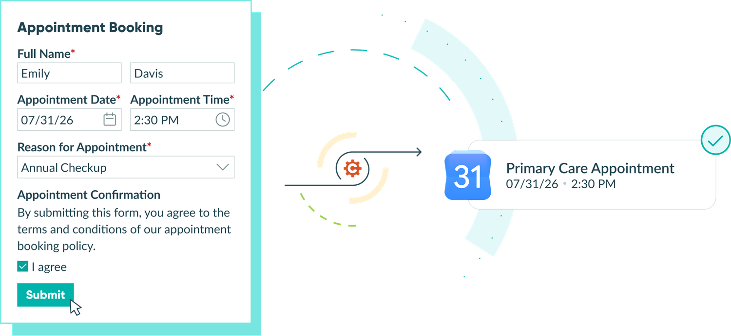 Turn Form Submissions into Google Calendar Events Automatically with Cognito Forms