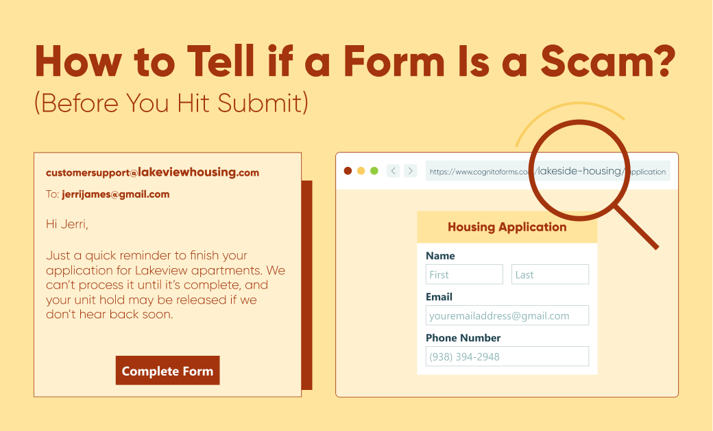 How to Tell If a Form Is a Scam (Before You Hit Submit) - Cognito Forms