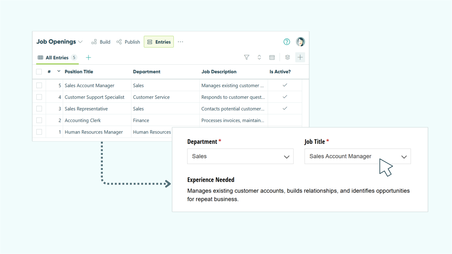 Use the Include filter to show only active choices in Lookup fields.