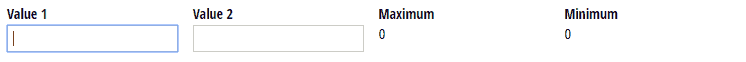 How to use the max or min functions to find the highest or lowest number between two fields.