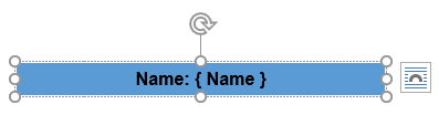 Creating a textbox in your custom document.