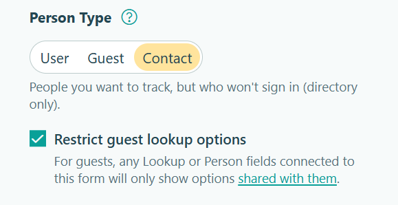Select the type of person this form represents.