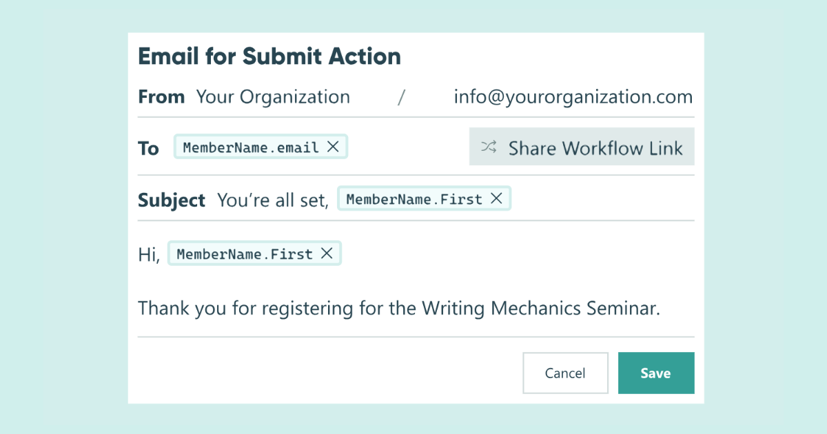 How to Send Personalized Confirmation Emails Automatically