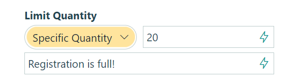Limiting form submissions.