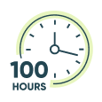 clock with 100 hours