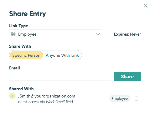 View the access list for the Public role.