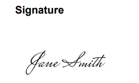 Adjust the Signature field image dimensions.