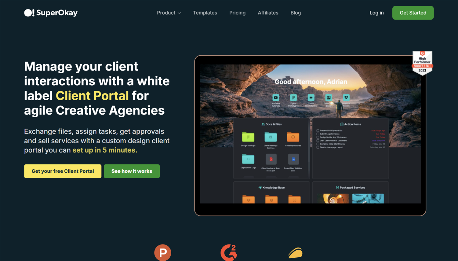 superokay homepage screenshot