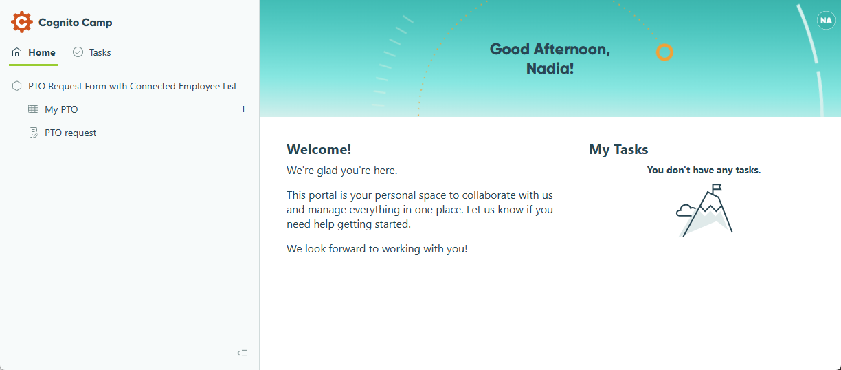 wYou can add a custom welcome message that appears on the guest’s homepage.
