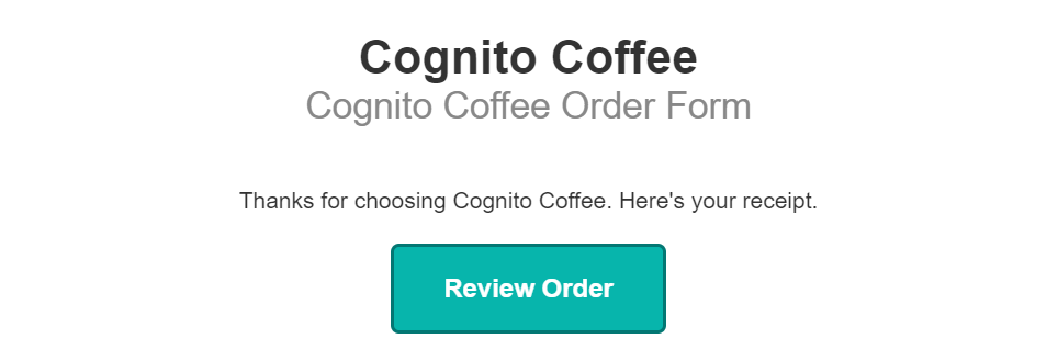 How to customize the workflow button in an email message.
