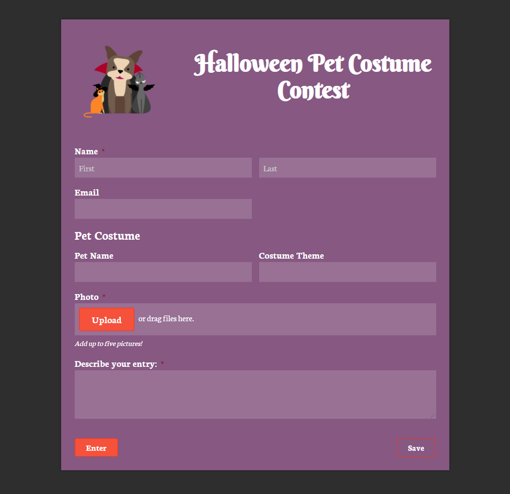 Halloween Pet Costume Contest