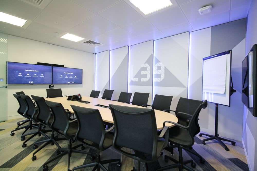 Level39 conference room.