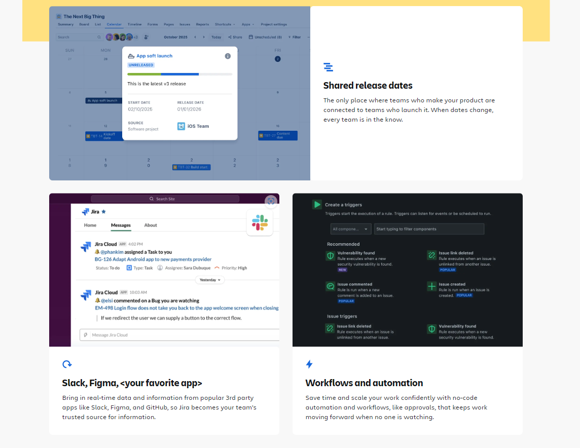 Jira workflow page