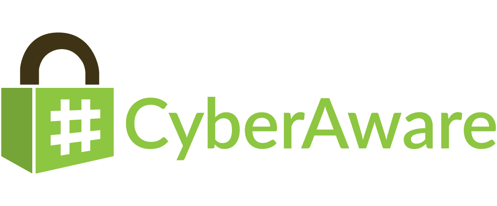 Cyber Aware logo.