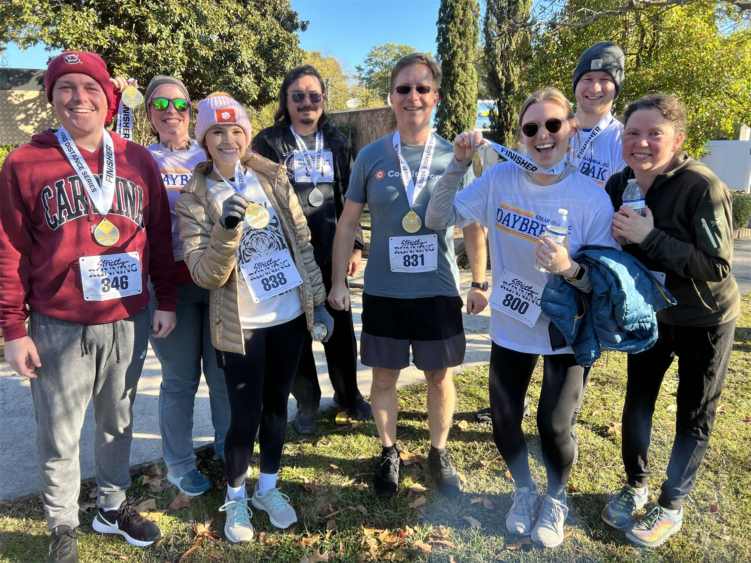 Cognito forms team after running a marathon.