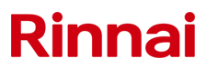 Rinnai logo.