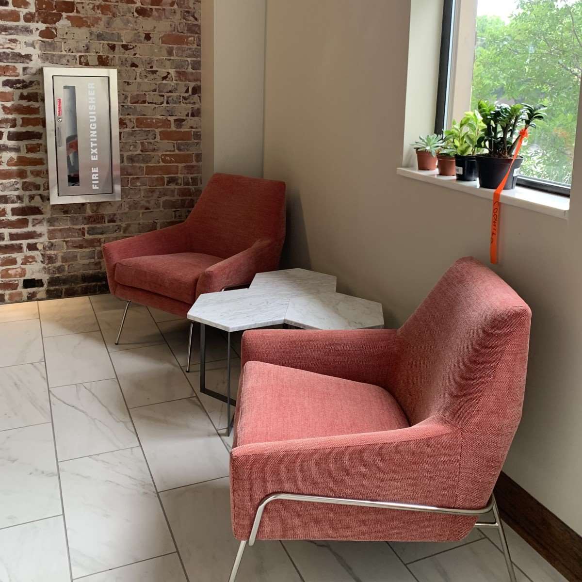 Chairs in the Cognito Forms office.