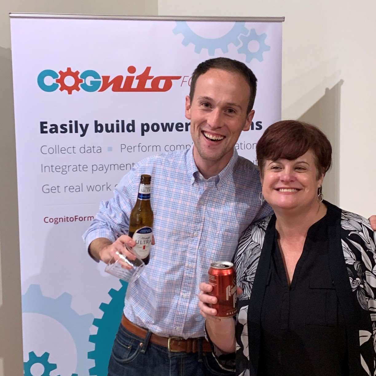 Cognito Forms employees enjoying drinks together