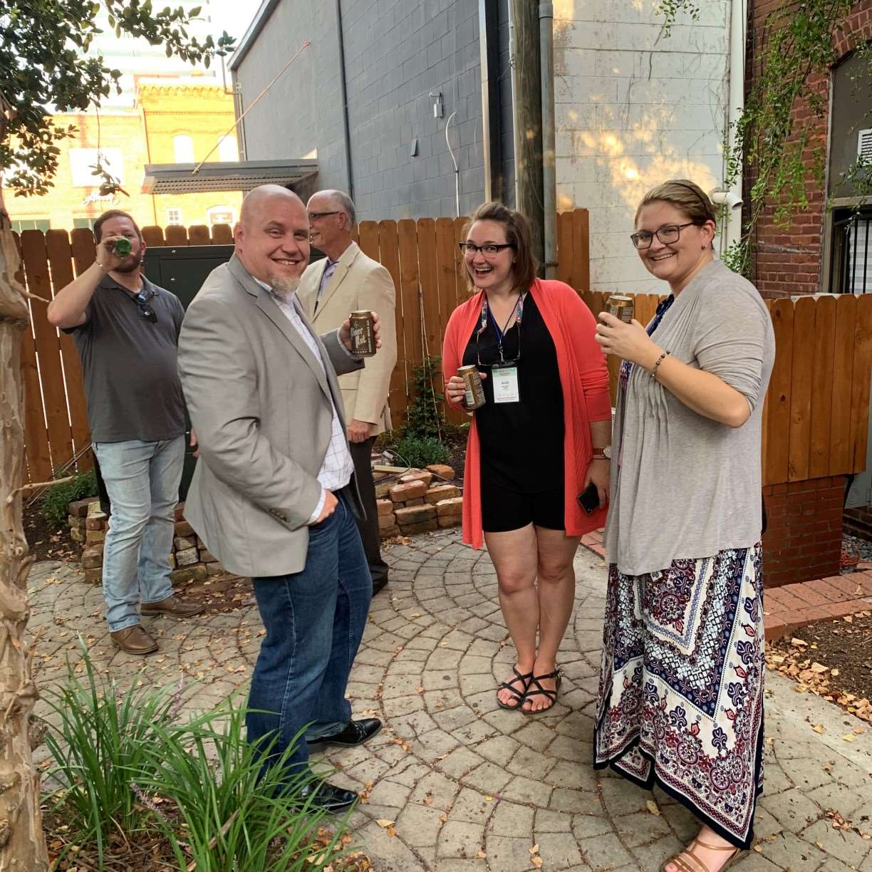 Cognito Forms employees at a company event