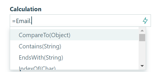 Computing field values