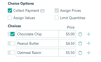 Assigning prices to collect payment