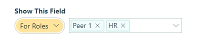 Conditionally show this section for specific roles.