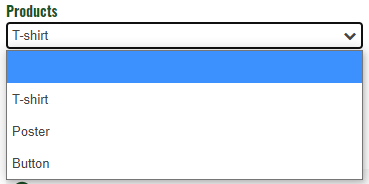 Deselect a choice option in a dropdown.