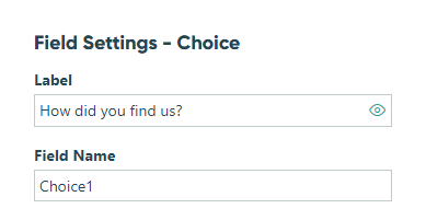 Edit the internal field name with Developer mode.