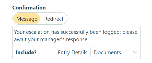 Control what people see after your form is submitted.