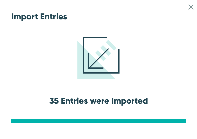 Successfully imported 24 entries.