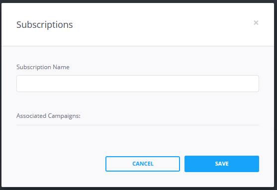 Create subscriptions