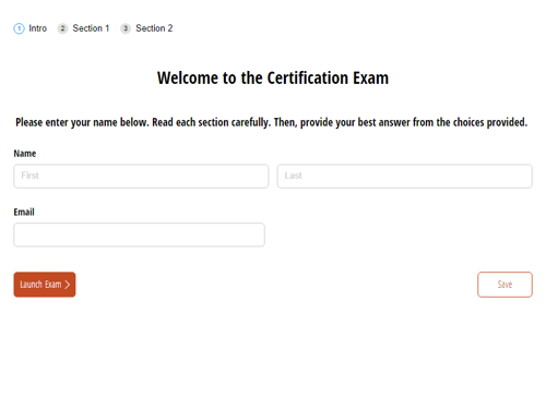 Certification Exam