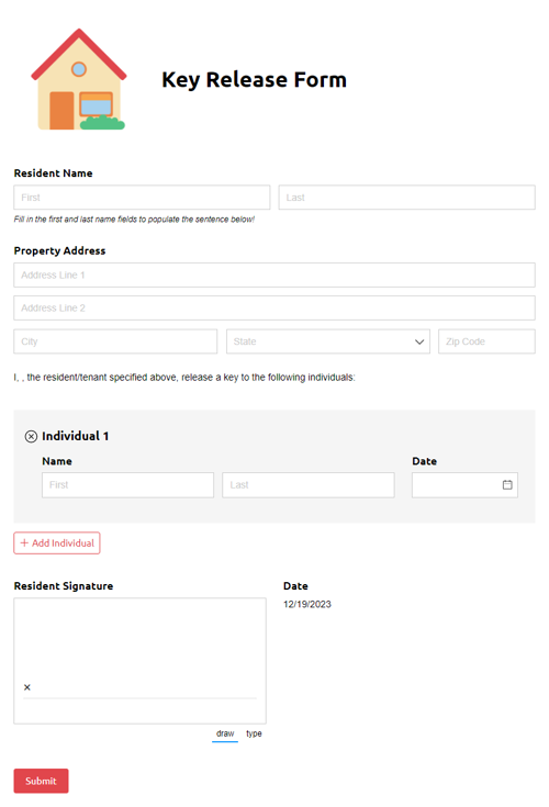 Free Real Estate Form Templates Cognito Forms 0466