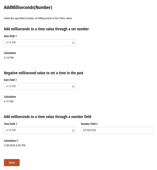 Go to AddMilliseconds(Number) template